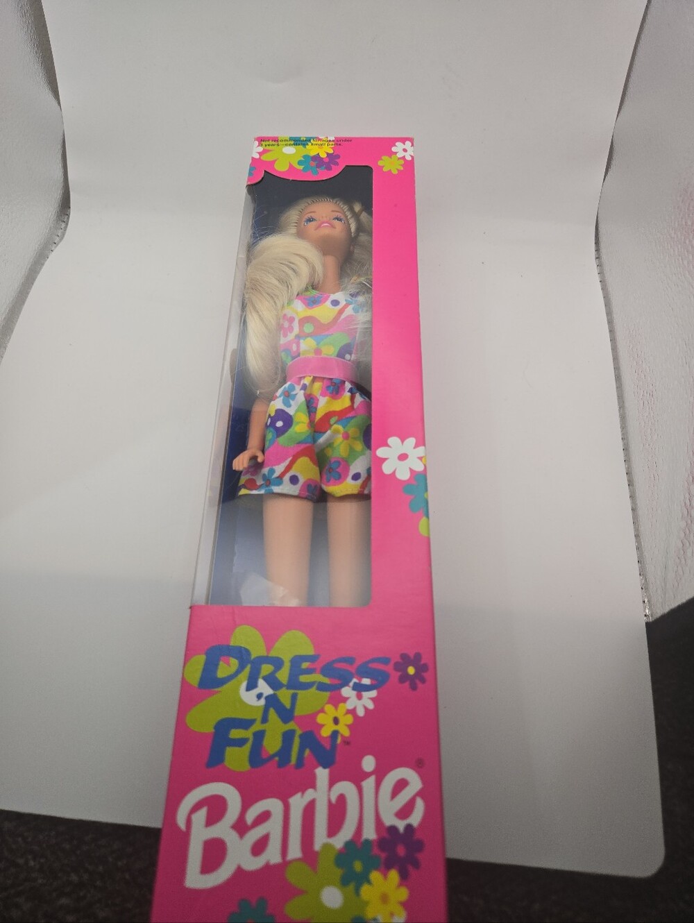 1993 Mattel Dress 'N Fun Barbie Doll NRFB New in Box Vintage Toys R Us #10776